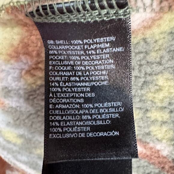 The North Face Gordon Lyons Quarter Zip Fleece Pullover Thyme Pinecone Brown XXL - Picture 9 of 10